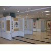 佛山合邦八棱柱屏風，八棱柱書畫展，書畫屏風
