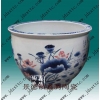 供應(yīng)景德鎮(zhèn)陶瓷大缸，鑫騰陶瓷大缸，手繪青花陶瓷魚缸