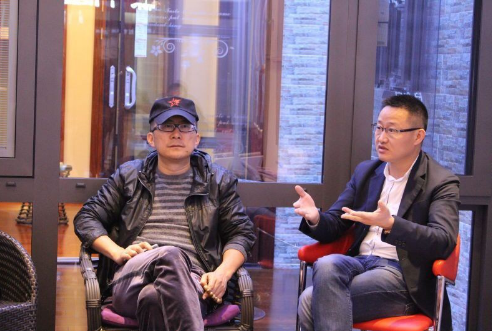 皇派董事長與策劃之霸葉茂中在上海會(huì)面