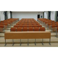 固定式連體培訓桌椅，廣東佛山鴻美佳廠家定制培訓室培訓桌椅
