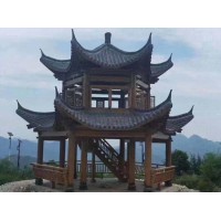 防腐木涼亭，古建涼亭，戶外休閑亭子，產(chǎn)品規(guī)格多樣，可來圖定制