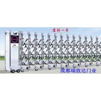 成都電動自動門鋼質(zhì)門鐵藝門車牌識別轉閘伸縮門上門改造安裝維修