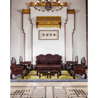 凹凸傳奇紅木紫檀精品 | 江山如意沙發(fā)，撐起家的貴氣和福氣！